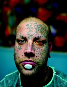 Face tattoo